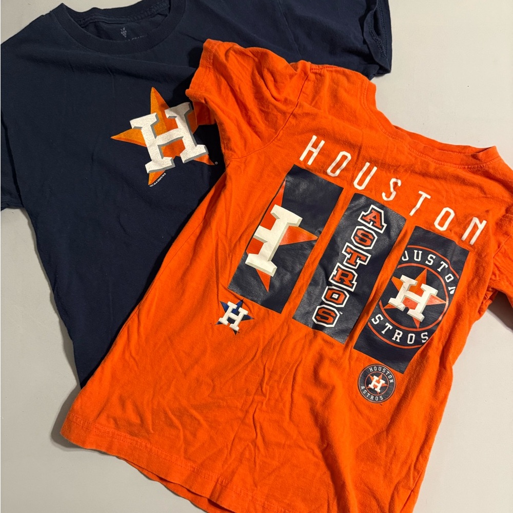 Genuine Merchandise Kids T-Shirt Set - Navy & Orange